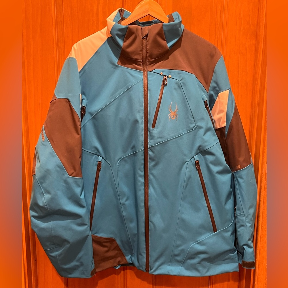 Spyder Mens Spylon Ski Jacket XTL 20K/25K Thinsulate: like new!